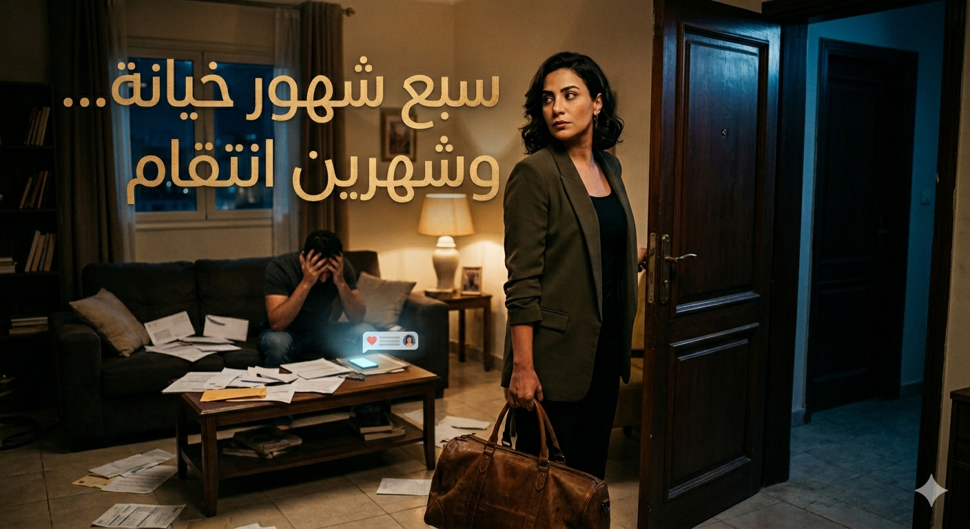 🖤 سبع شهور خيانة… وشهرين انتقام